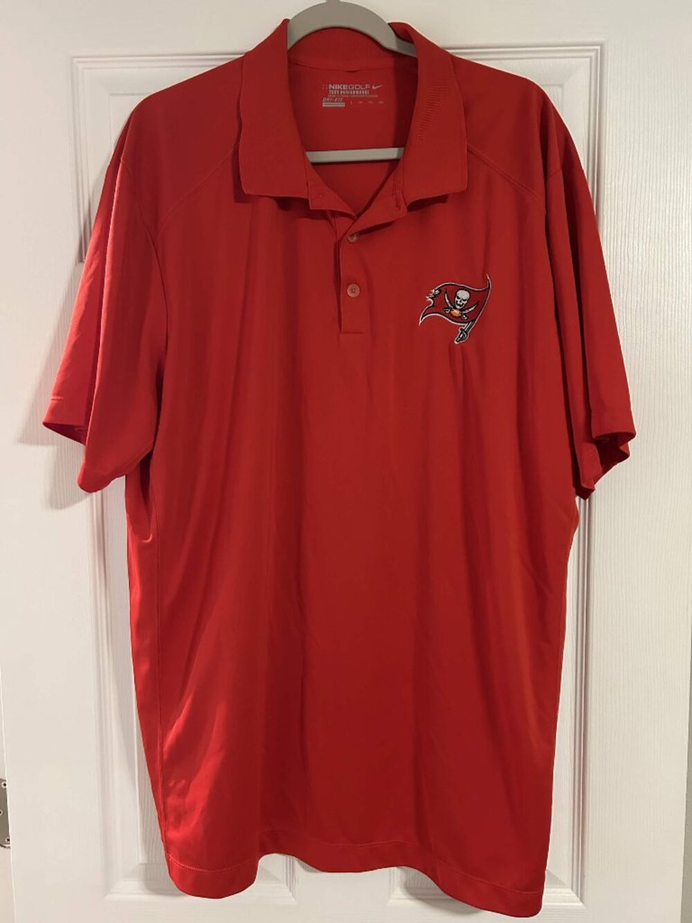 Nike Golf Tampa Bay Buccaneers Men's XXL Red Dri-FIT NFL Polo Shirt